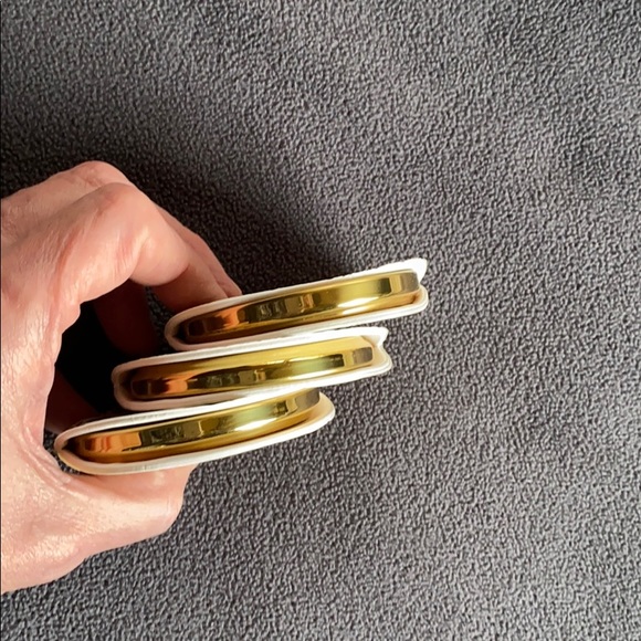 Lot/3 I. Rice 3X German Magnifying Mirrors w/pouch - Picture 3 of 7